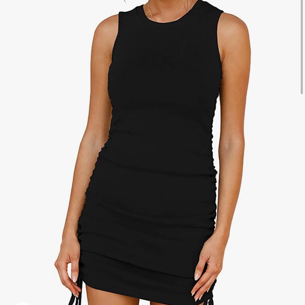 Amazon ribbed mini dress